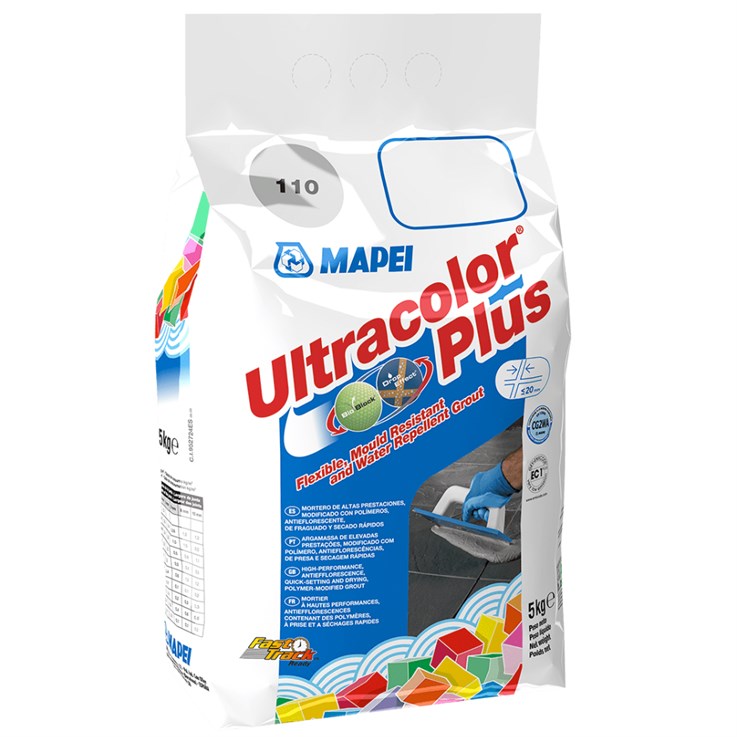 Mapei Ultracolour Plus Wall & Floor Tile Grout 2Kg White